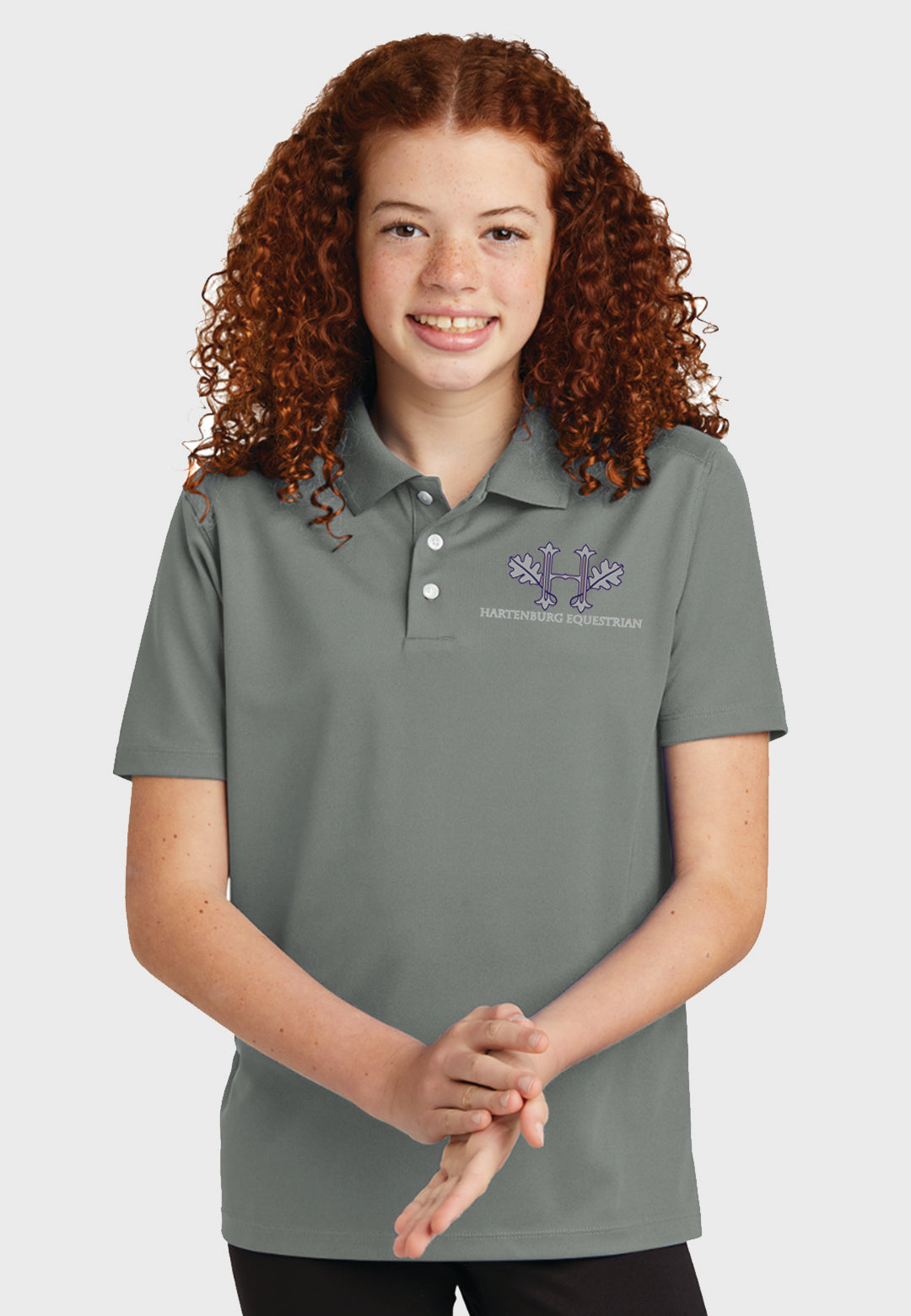 Hartenburg Equestrian Sport-Tek® Youth UV Micropique Polo, 2 Color Options