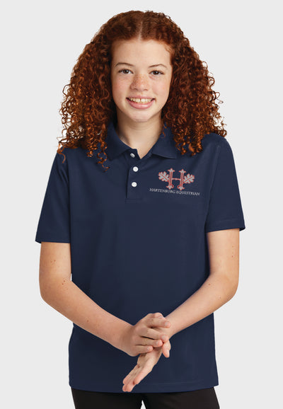 Hartenburg Equestrian Sport-Tek® Youth UV Micropique Polo, 2 Color Options