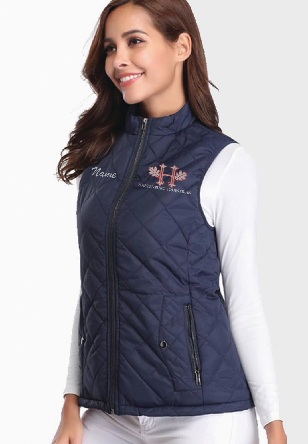 Hartenburg Equestrian Fuinloth Women's Quilted Vest, 2 Color Options