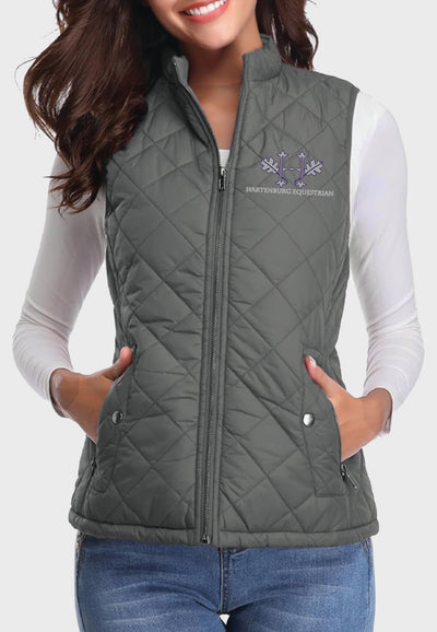 Hartenburg Equestrian Fuinloth Women's Quilted Vest, 2 Color Options