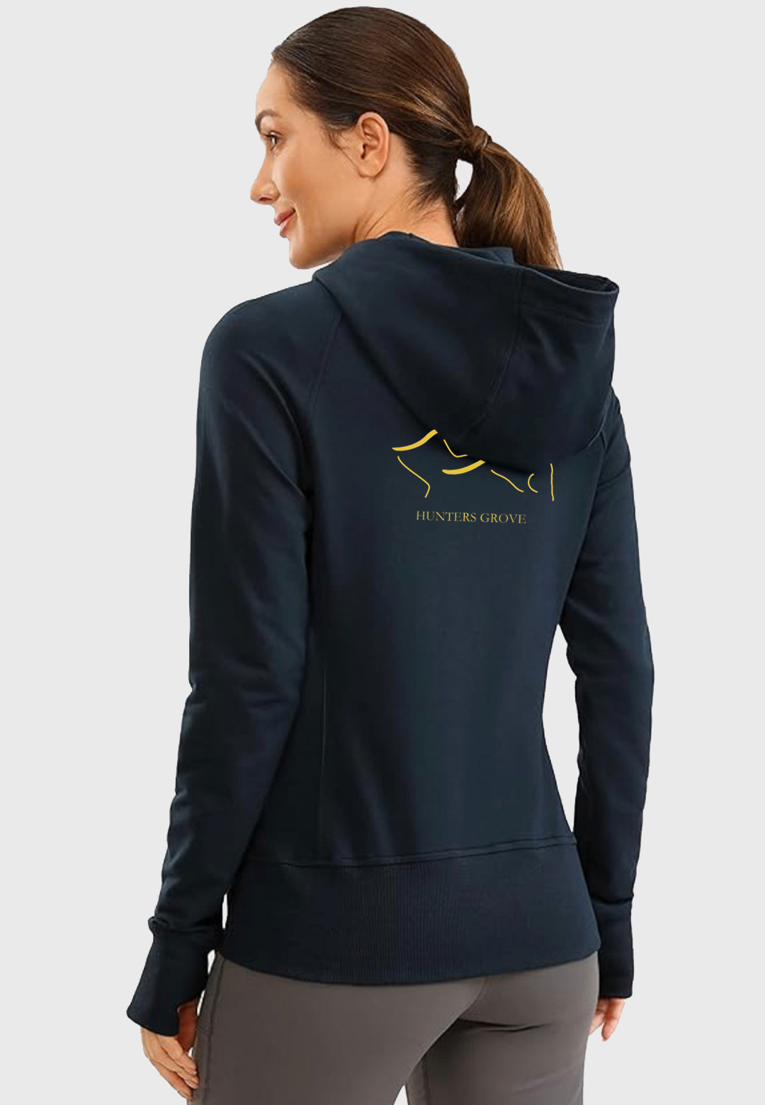 Hunters Grove Stables CRZ YOGA Women's Full Zip Hooded Sweatshirt