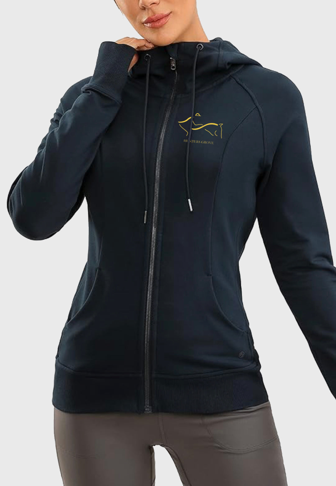Hunters Grove Stables CRZ YOGA Women's Full Zip Hooded Sweatshirt