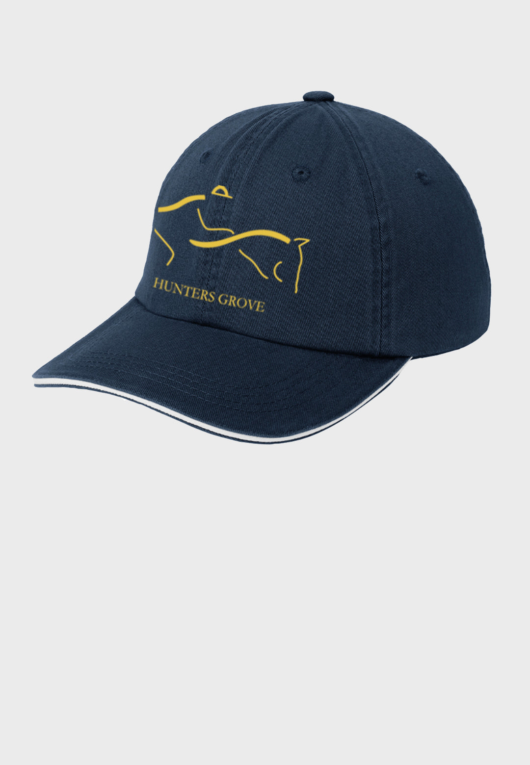 Hunters Grove Stables Port Authority® Sandwich Bill Cap with Striped Closure