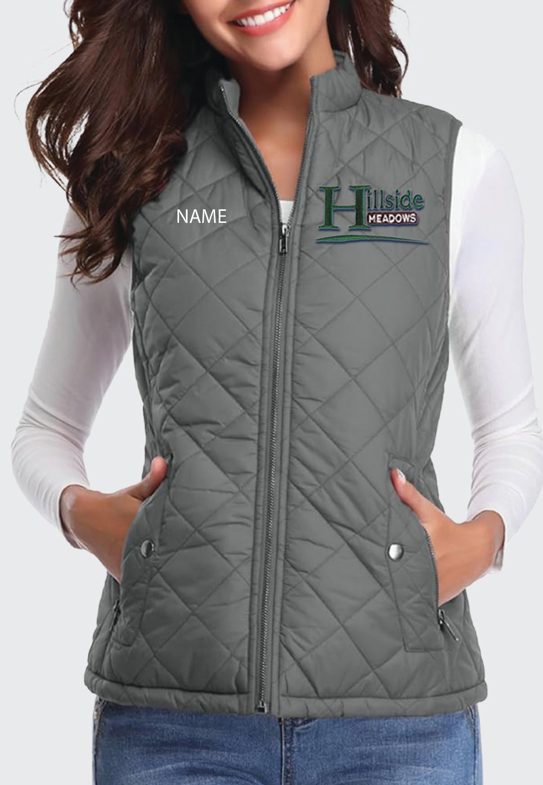 Hillside Meadows Fuinloth Women's Quilted Vest, 2 Color Options