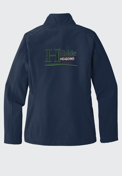 Hillside Meadows Port Authority® Core Navy Soft Shell Jacket - Ladies/Youth Styles