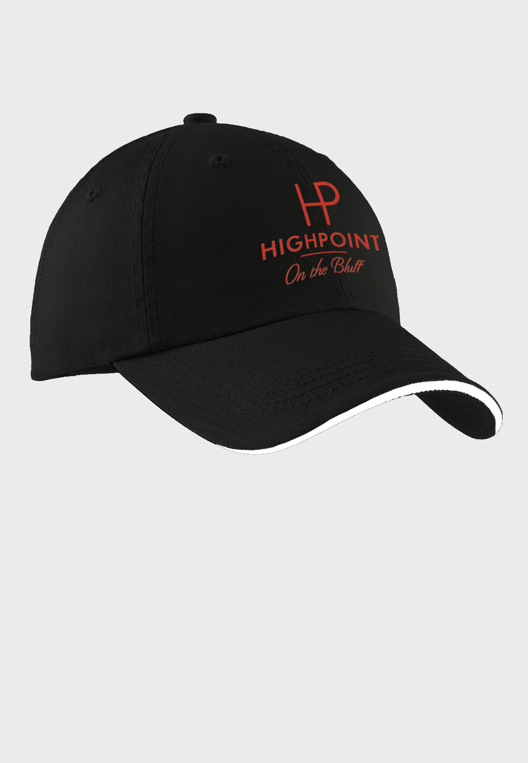High Point Farm Port Authority® Sandwich Bill Cap with Striped Closure