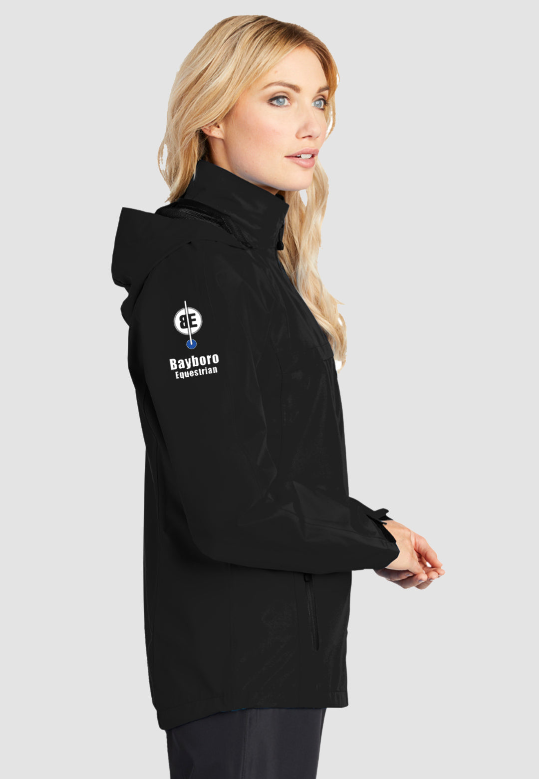 Bayboro Equestrian Ladies Port Authority® Torrent Waterproof Jacket - Black