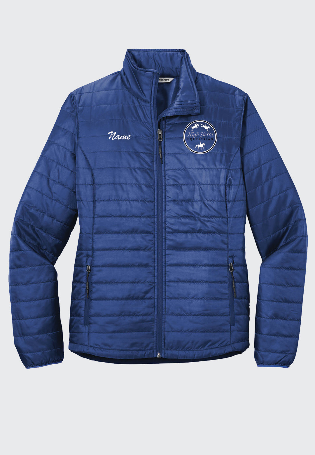 High Sierra Equestrian Port Authority® Royal Blue Packable Puffy Jacket - Ladies + Mens Styles
