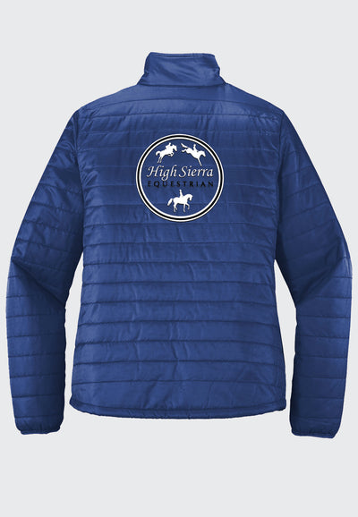 High Sierra Equestrian Port Authority® Royal Blue Packable Puffy Jacket - Ladies + Mens Styles