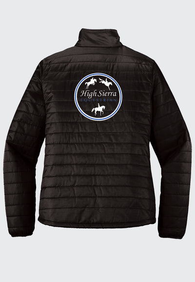 High Sierra Equestrian Port Authority® Black Packable Puffy Jacket - Ladies + Mens Styles