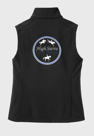 High Sierra Equestrian Port Authority® Black Core Soft Shell Vest - Ladies + Mens Styles