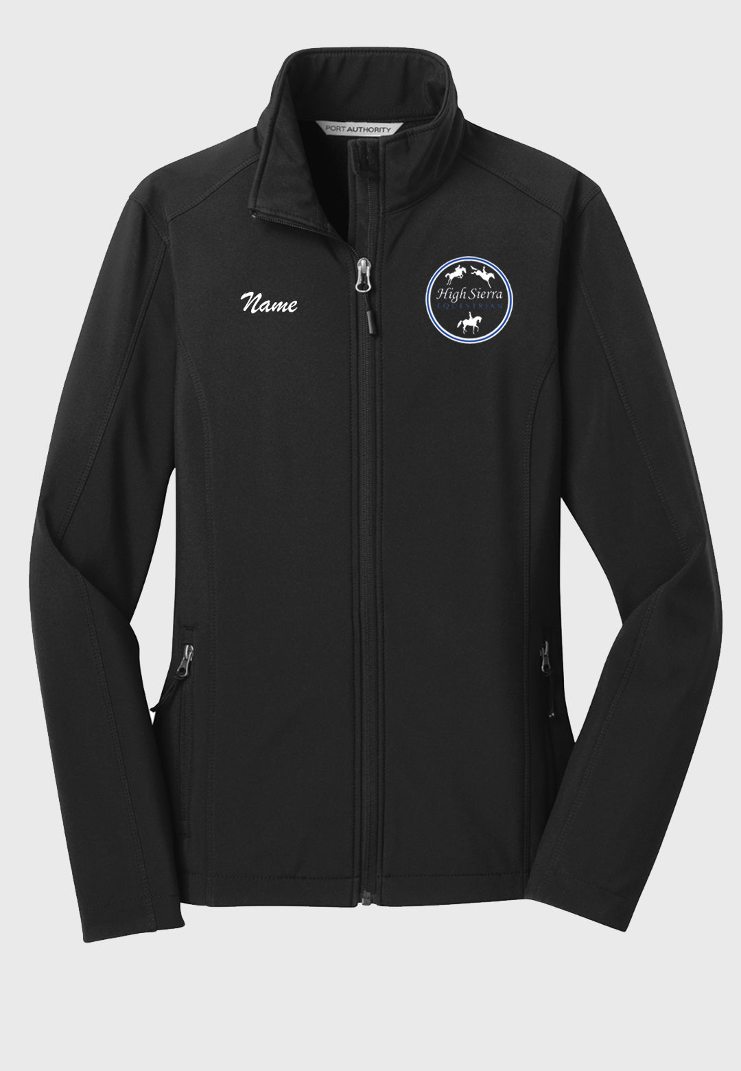 High Sierra Equestrian Port Authority® Core Black Soft Shell Jacket - Men's/Ladies/Youth Sizes