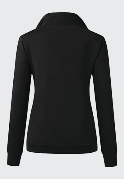 High Sierra Equestrian BTFBM Ladies Quilted 1/4 Zip Sweatshirt, 2 color Options