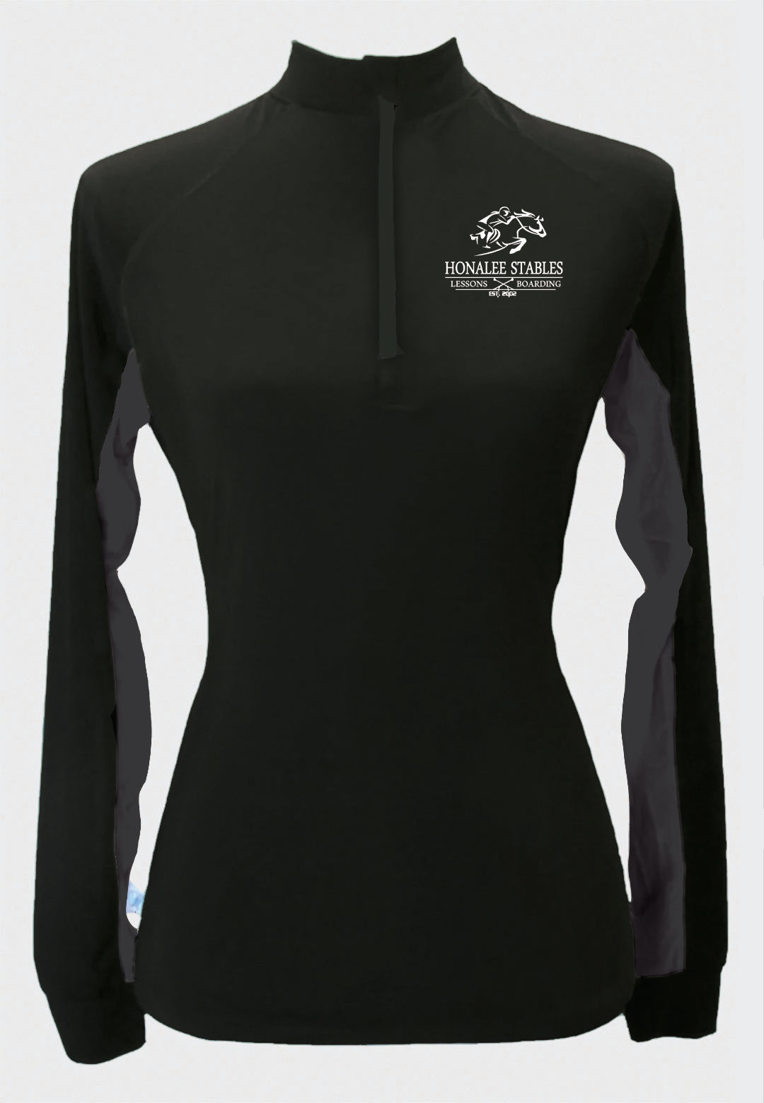 Honalee Stables Long Sleeve Solid Custom Sun Shirt, Mens + Ladies Sizes