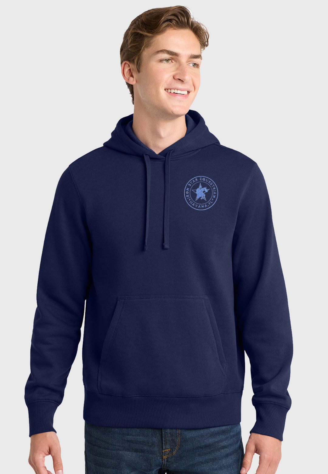 Iron Star Equestrian Sport-Tek® Hooded Navy Sweatshirt - Ladies/Mens/Youth Sizes
