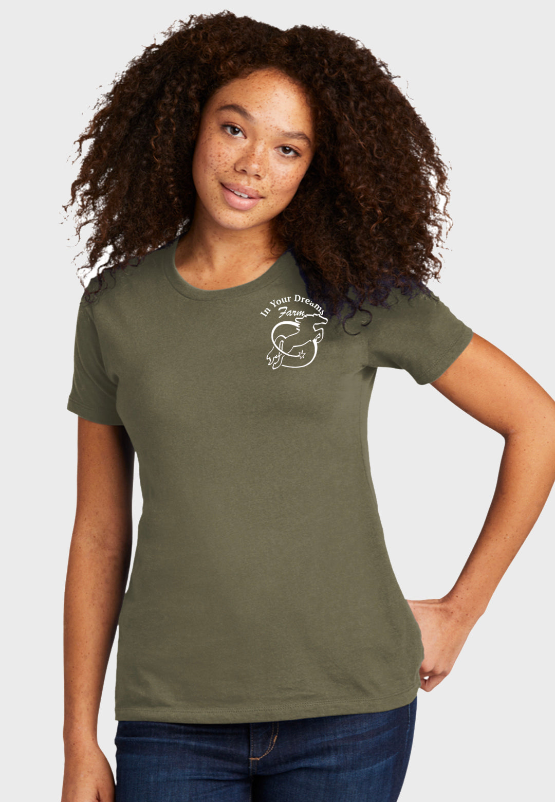 Next Level Apparel® Women’s Cotton Tee, 2 Color Options