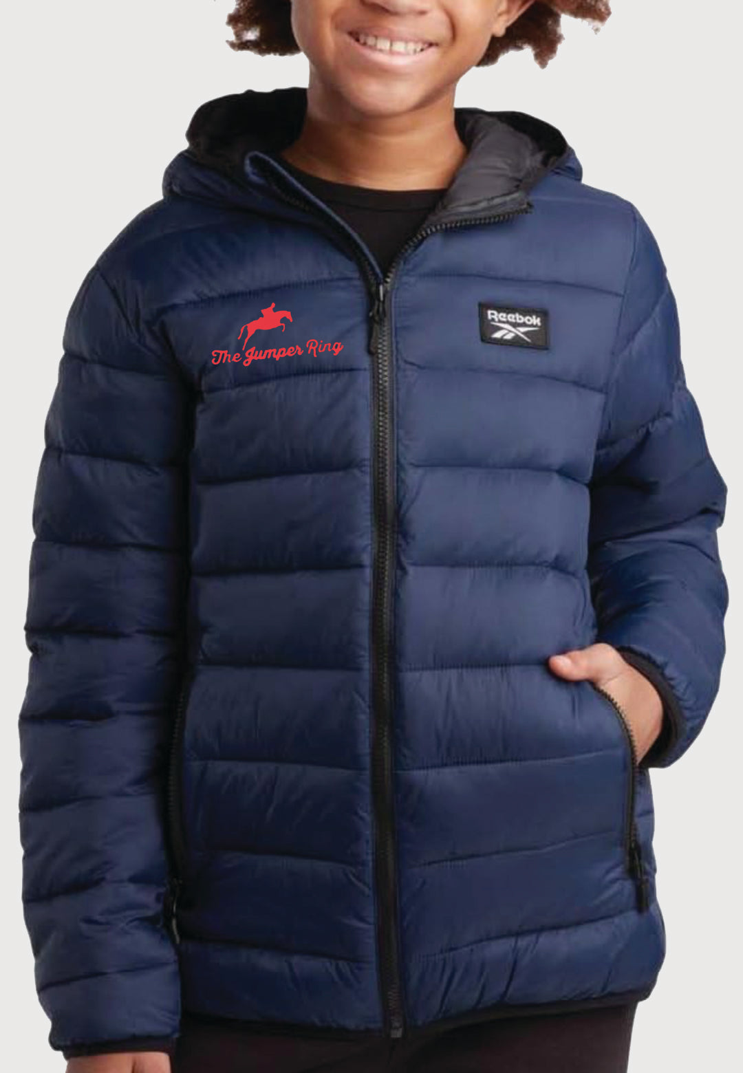 The Jumper Ring Reebok Youth Hooded Quilted Puffer Parka Coat