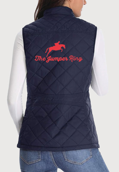 The Jumper Ring Ladies Miss Molly Quilted Vest, 2 Color Options