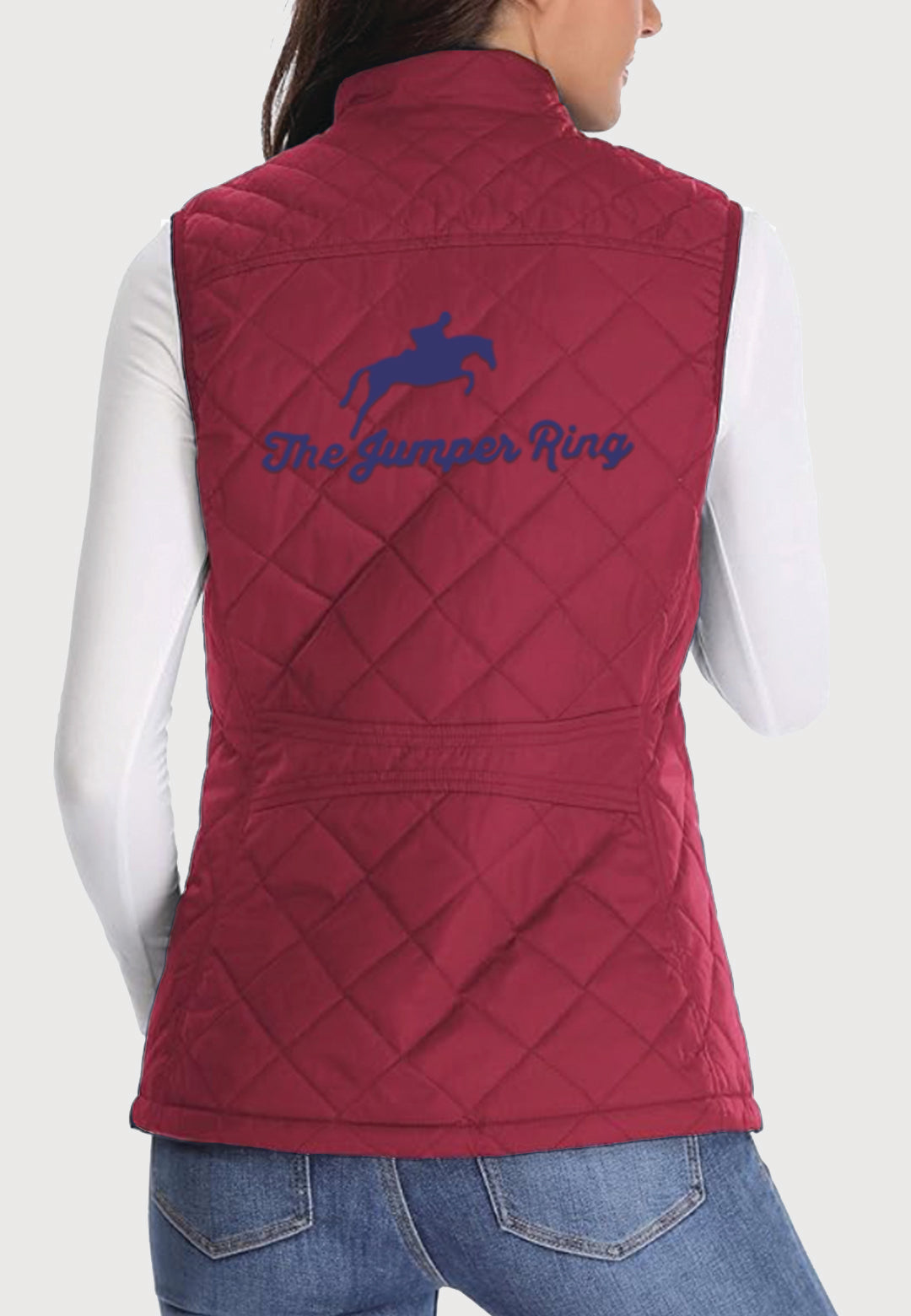 The Jumper Ring Ladies Miss Molly Quilted Vest, 2 Color Options