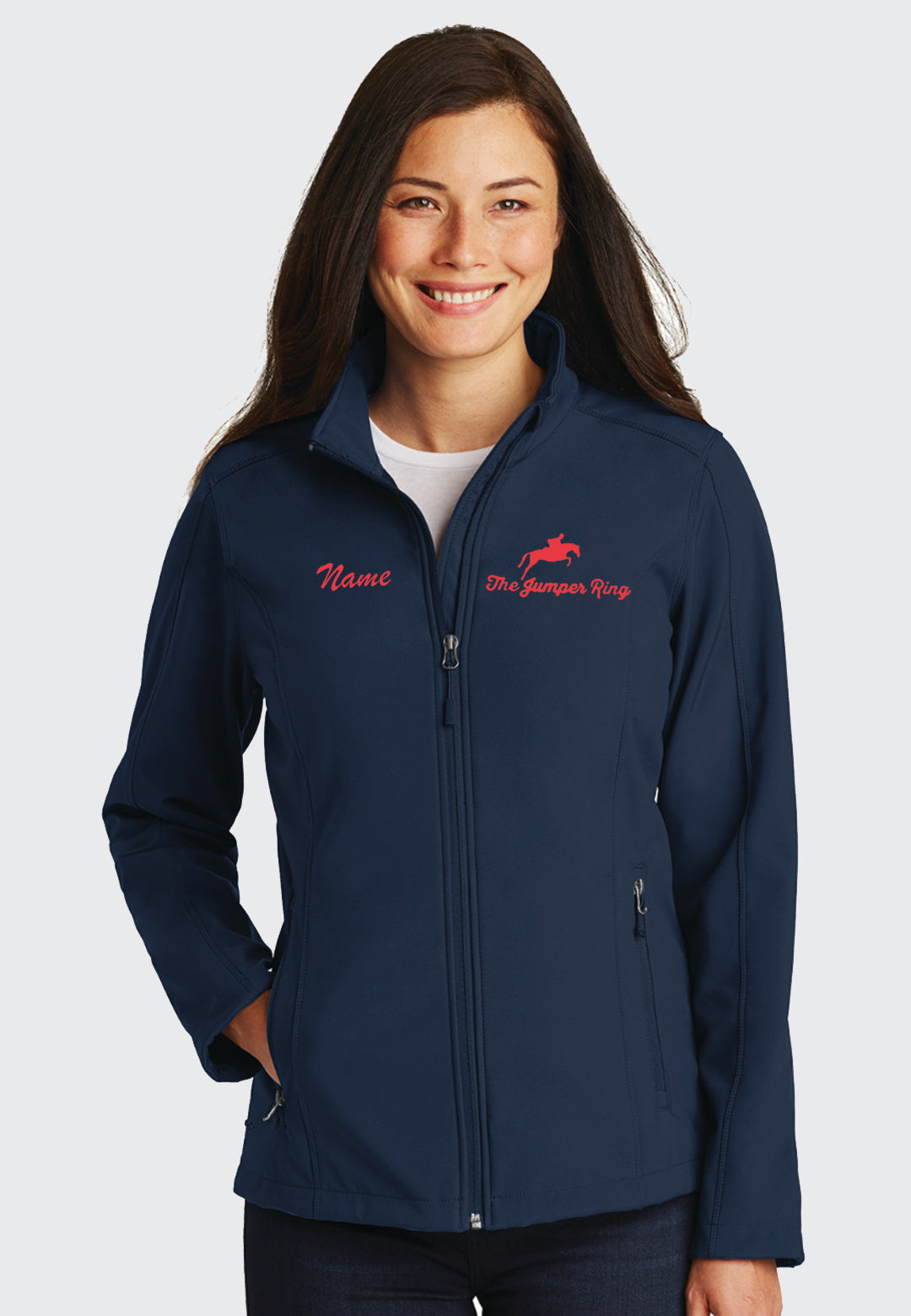 The Jumper Ring Port Authority® Navy Core Soft Shell Jacket - Men's/Ladies/Youth