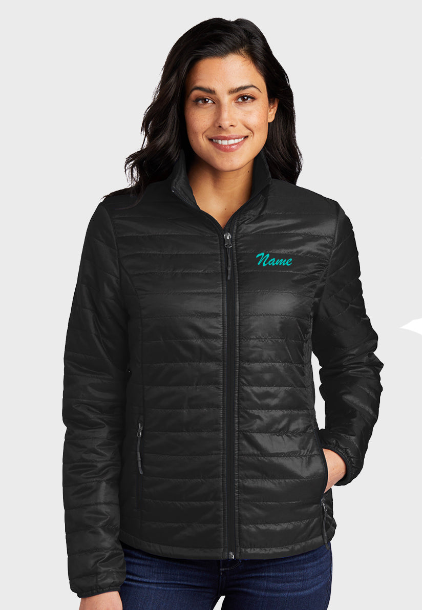 Kristen Chasnis Dressage Port Authority® Packable Down Jacket - Ladies + Mens Sizes, 2 Color Options