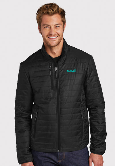 Kristen Chasnis Dressage Port Authority® Packable Down Jacket - Ladies + Mens Sizes, 2 Color Options