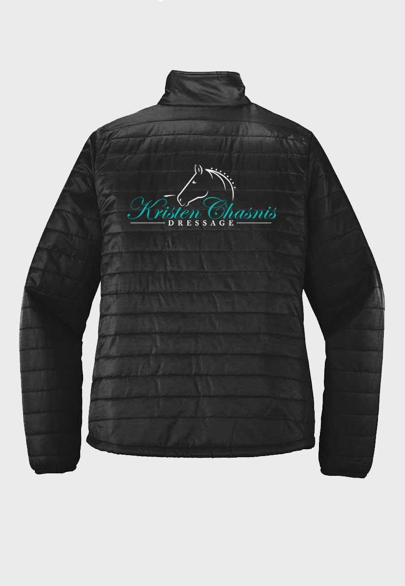 Kristen Chasnis Dressage Port Authority® Packable Down Jacket - Ladies + Mens Sizes, 2 Color Options