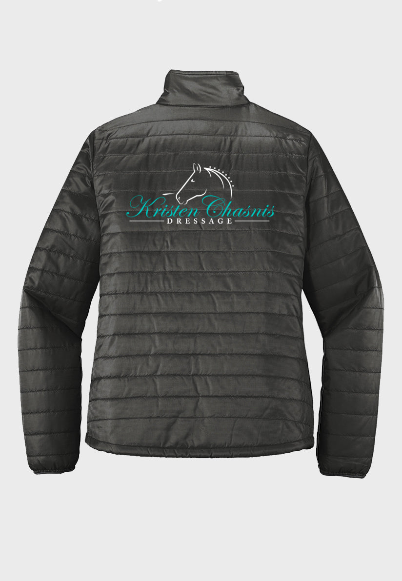 Kristen Chasnis Dressage Port Authority® Packable Down Jacket - Ladies + Mens Sizes, 2 Color Options