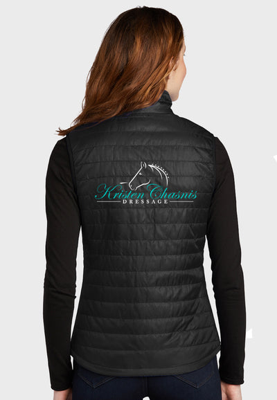 Kristen Chasnis Port Authority® Ladies Packable Down Vest, 2 Color Options