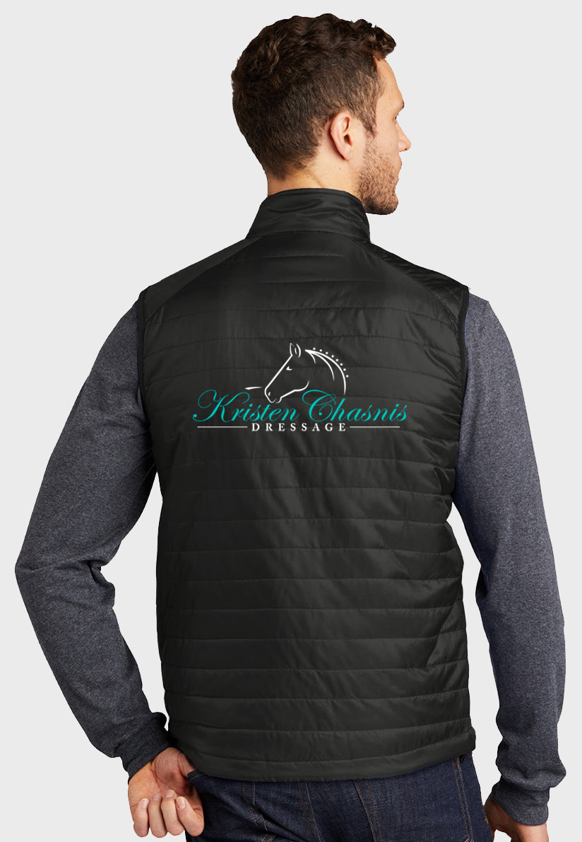 Kristen Chasnis Dressage Port Authority® Mens Packable Puffy Vest - 2 Color Options