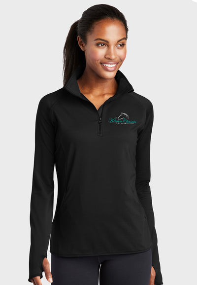 Kristen Chasnis Dressage Sport-Tek® Sport-Wick® Stretch 1/2-Zip Pullover, Ladies + Mens Sizes, 2 Color Options