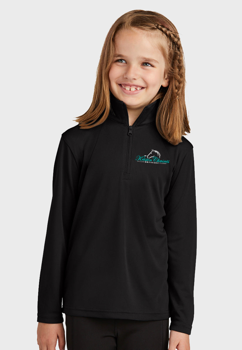 Kristen Chasnis Dressage Sport-Tek ®Youth PosiCharge ®Competitor ™1/4-Zip Pullover, 2 Color Options