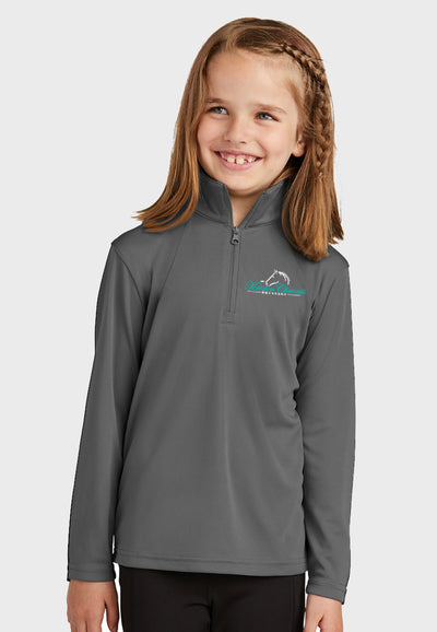 Kristen Chasnis Dressage Sport-Tek ®Youth PosiCharge ®Competitor ™1/4-Zip Pullover, 2 Color Options