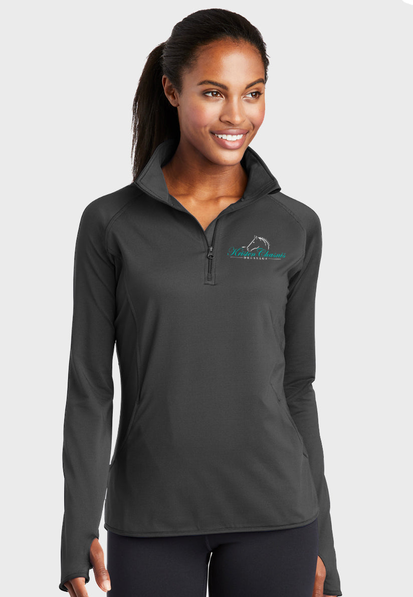 Kristen Chasnis Dressage Sport-Tek® Sport-Wick® Stretch 1/2-Zip Pullover, Ladies + Mens Sizes, 2 Color Options