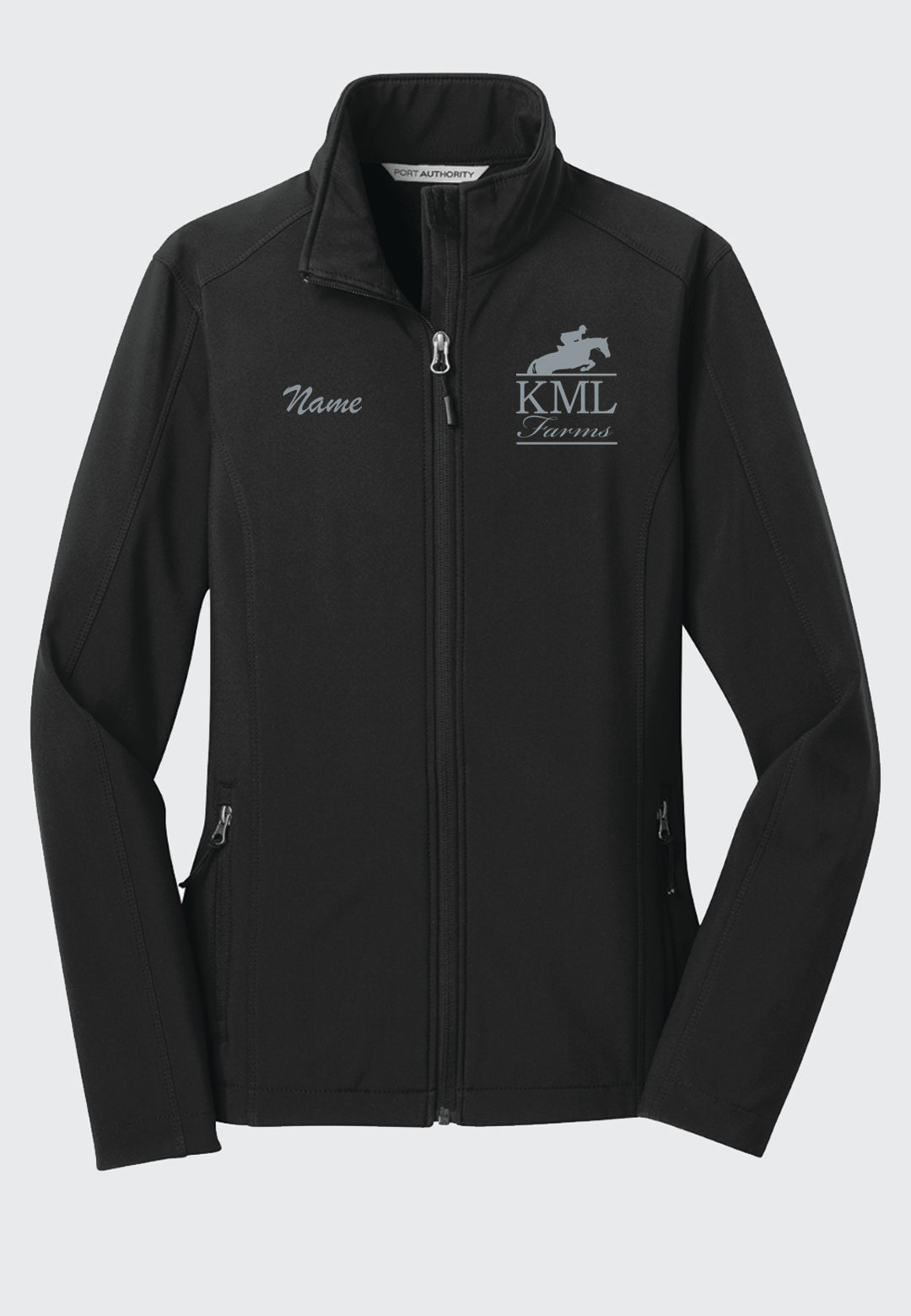KML Farms Port Authority® Core Black Soft Shell Jacket - Men's/Ladies/Youth