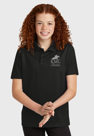 KML Farms Sport-Tek® Youth (Unisex) UV Micropique Polo, 2 Color Options