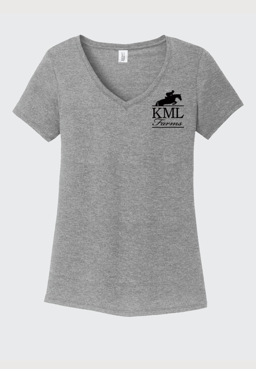 KML Farms District ® Women’s Perfect Tri ® V-Neck Tee, 2 Color Options