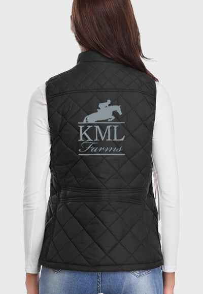 KML Farms Fuinloth Women's Quilted Vest, 2 Color Options