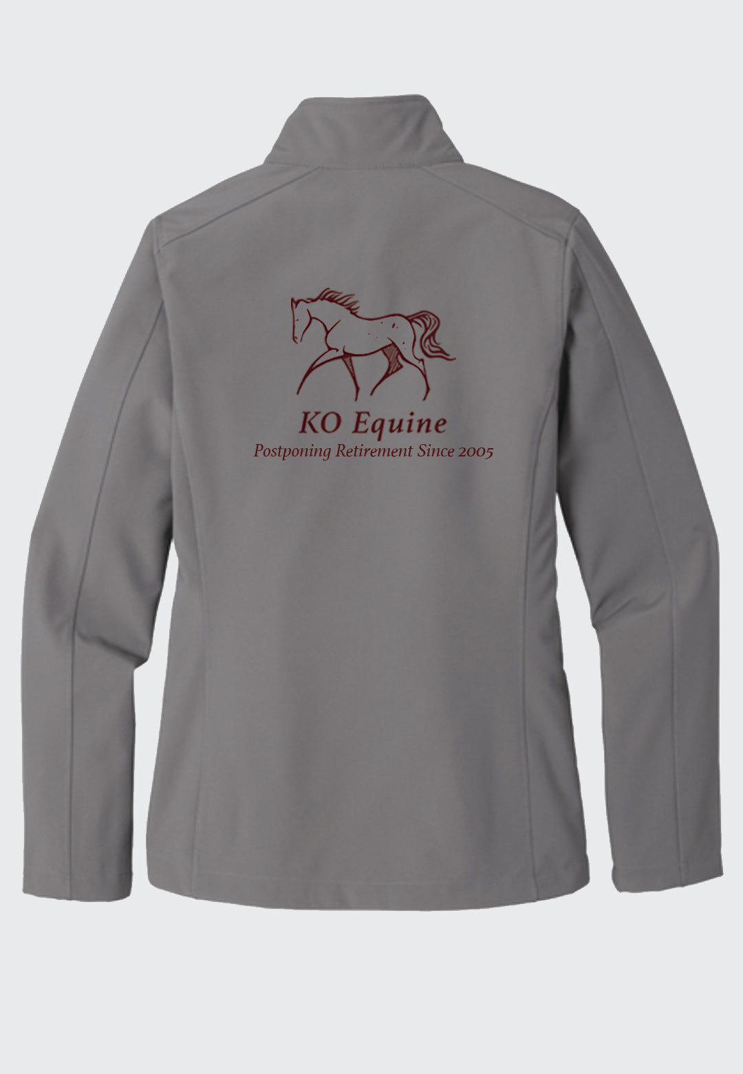 KO Equine Port Authority® Core Grey Soft Shell Jacket - Men's/Ladies/Youth