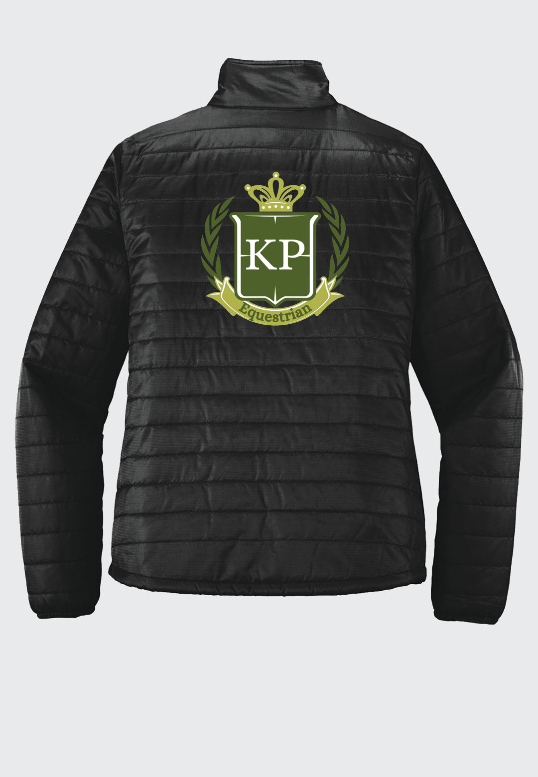 KP Equestrian Port Authority® Black Packable Puffy Jacket - Ladies + Mens Styles