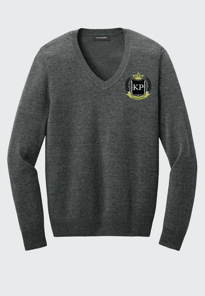 KP Equestrian Port Authority® Women’s Easy Care V-Neck Sweater, 2 Color Options