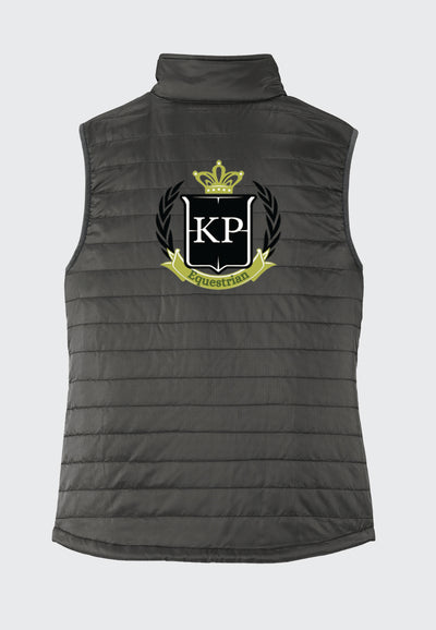 KP Equestrian Port Authority® Grey Packable Puffy Vest - Ladies/Mens Styles
