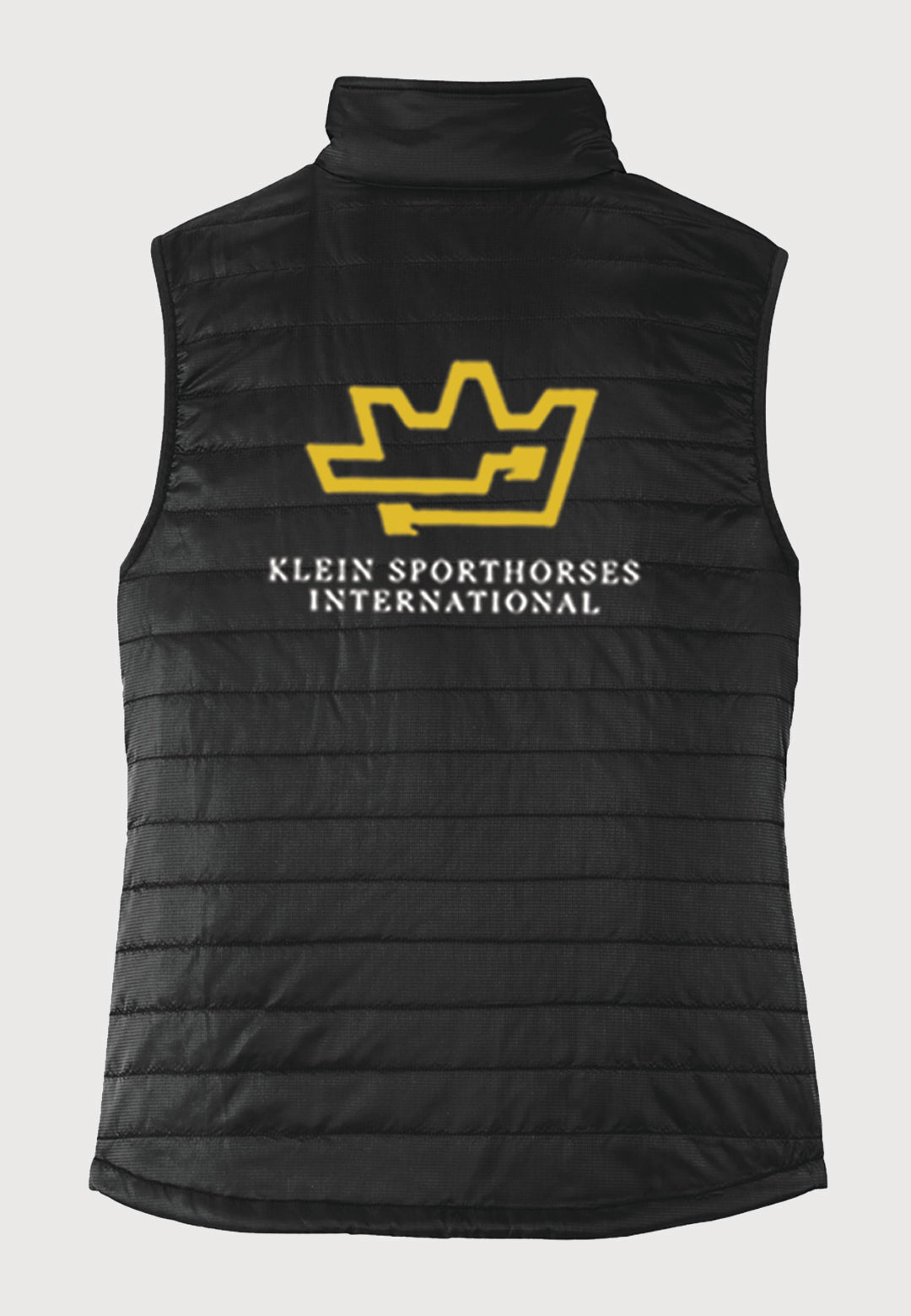 Klein Sporthorses International Port Authority® Packable Puffy Vest - Ladies/Mens Styles/Black