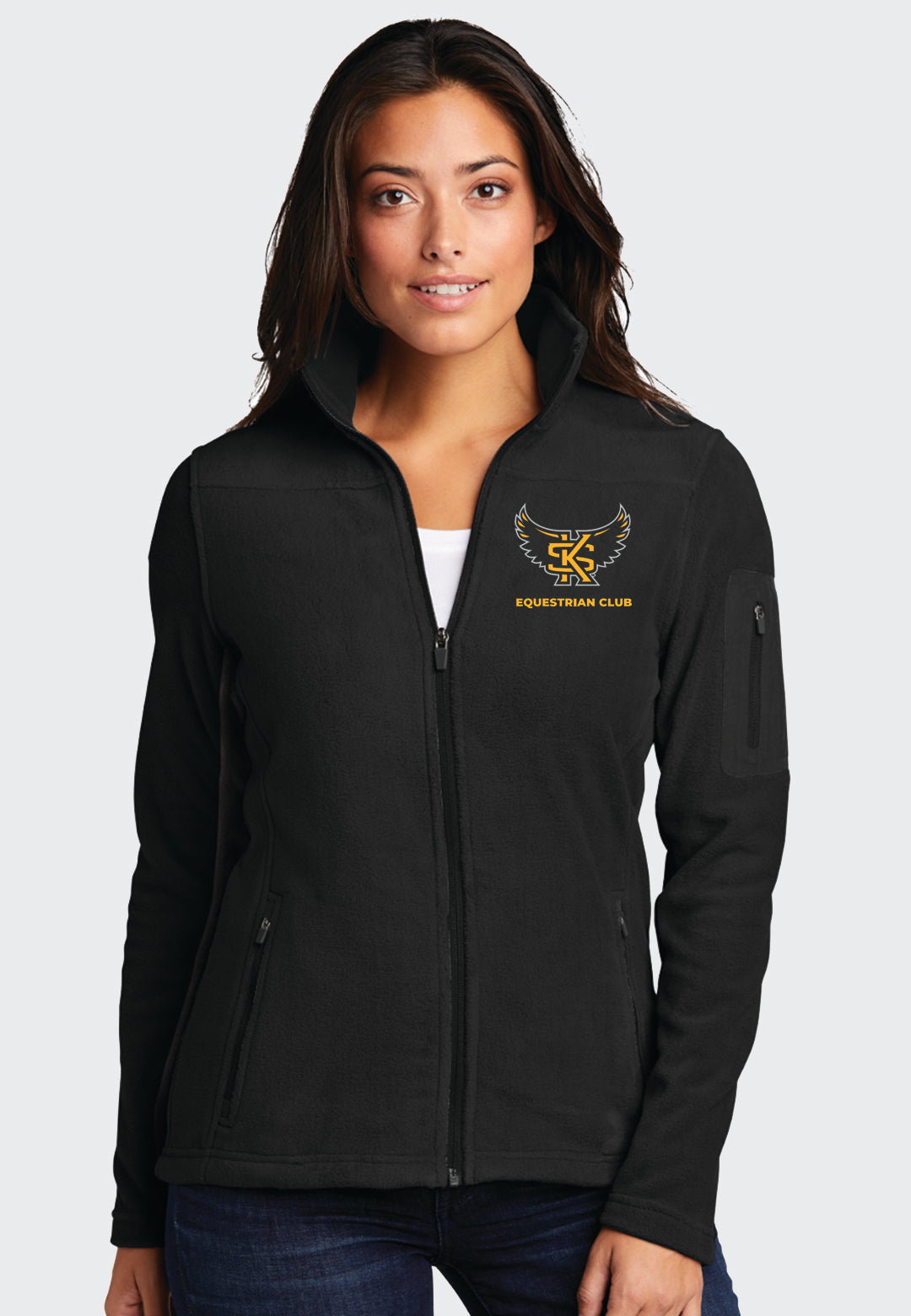 KSU Equestrian Team Port Authority® Summit Fleece Full-Zip Jacket, Ladies + Mens Styles