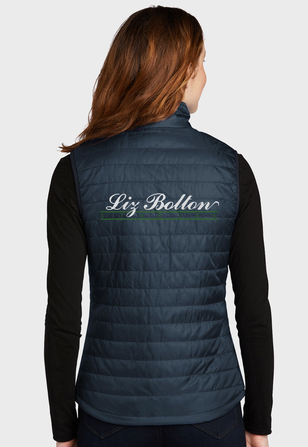 Liz Bolton Stables Port Authority® Ladies + Mens Packable Puffy Vest