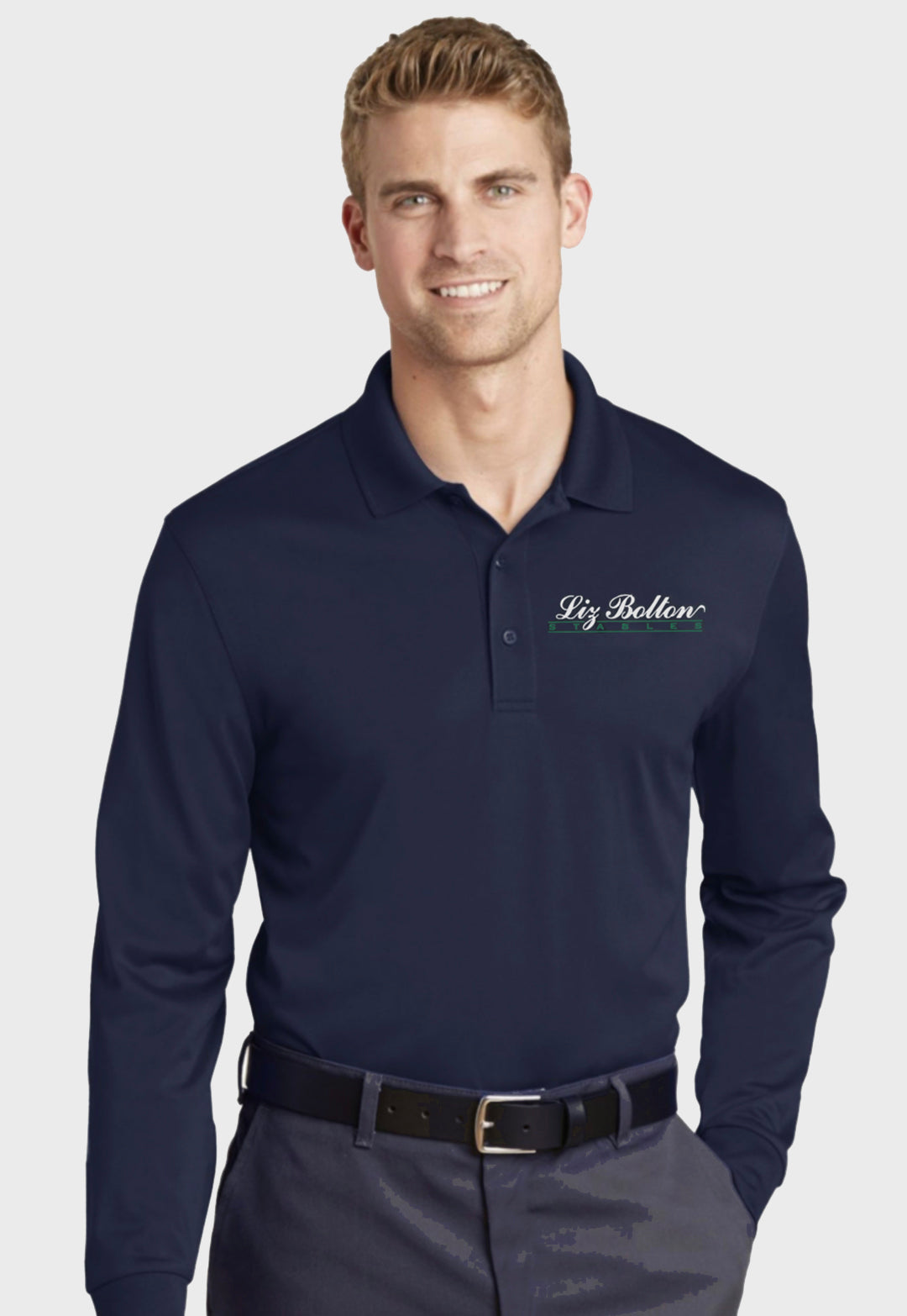 Liz Bolton Stables CornerStone® - Select Snag-Proof Polo - Short and Long Sleeve