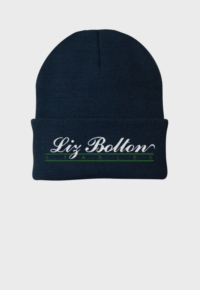 Liz Bolton Stables Port & Company® - Knit Cap, 2 Color Options + Fleece Lined Option