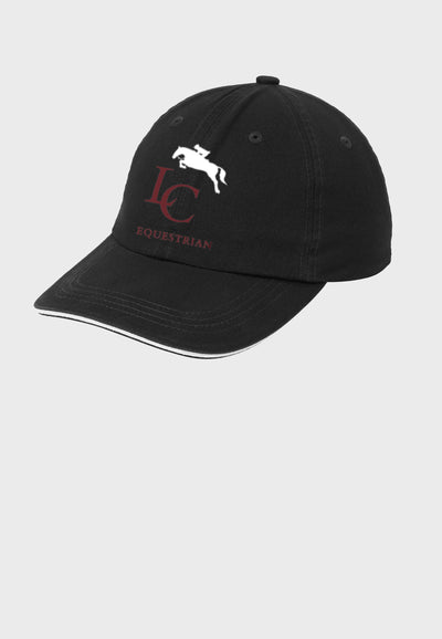 Loomis Chaffee Equestrian Port Authority® Sandwich Bill Cap with Striped Closure - 2 Color Options
