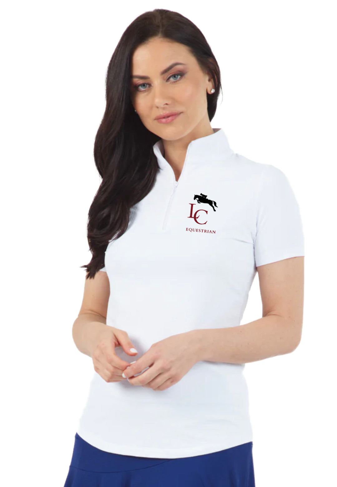 Loomis Chaffee Equestrian IBKÜL® Ladies Short Sleeve Sun Shirt - 2 Color Options