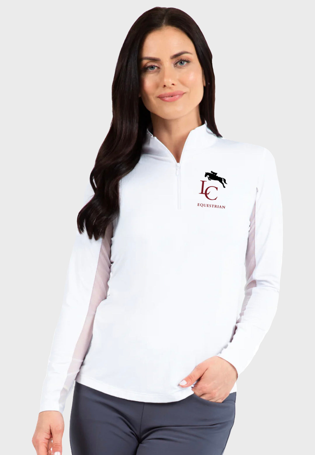 Loomis Chaffee Equestrian IBKÜL® Ladies Long Sleeve Sun Shirt - 2 Color Options